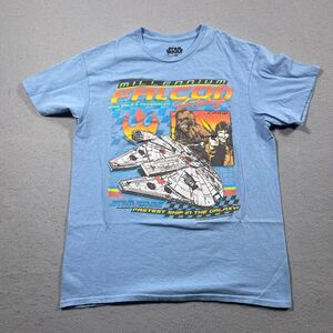 Star Wars Shirt Men Medium Mad‎ Engine Millennial Falcon